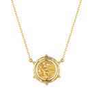 JEWELRY DIAMOND CROSS/ARCHANGEL MICHAEL DOUBLE SIDED FLIP NECKLACE Three Stories Jewelry