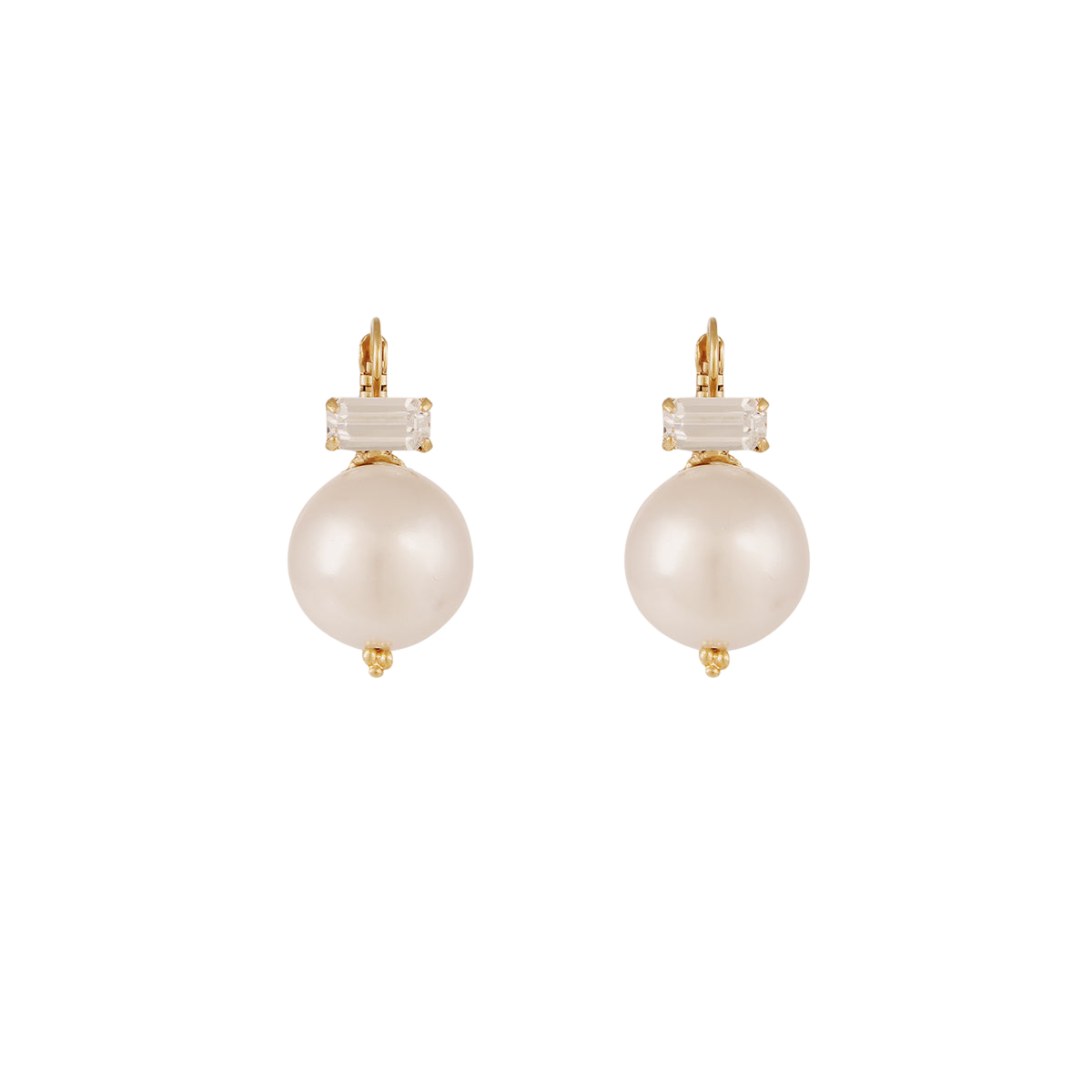 FASHION JEWELRY Decalcia Earring in Pearl GAS Bijoux