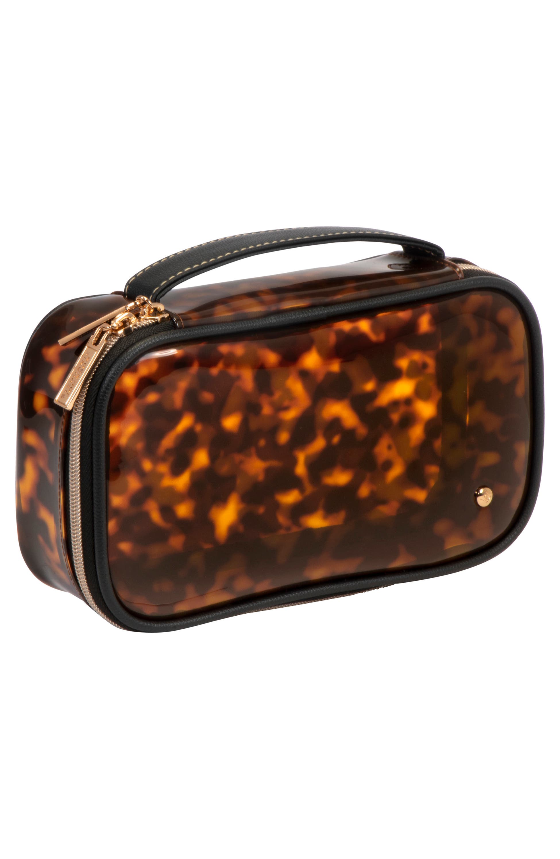 ACCESSORIES Medium Claire Tortoise Makeup Case Stephanie Johnson