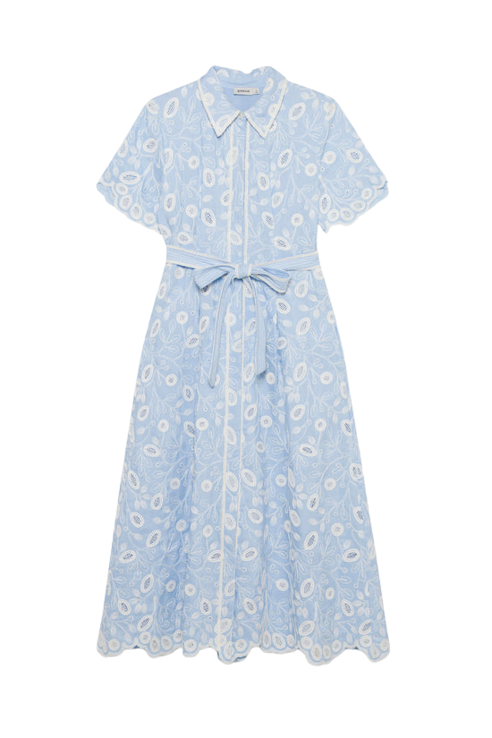 knee length dresses for ladies Margot Eyelet Midi Dress main image 0