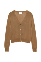 SWEATERS Textured Short Jane Cardi in Topaz Organic by John Patrick
