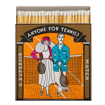 HOME ACCESSORIES Charlotte Farmer Anyone for Tennis - Safety Matches Archivist Gallery