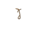 JEWELRY Diamond Script Initial "J" Charm in Yellow Gold EF Collection