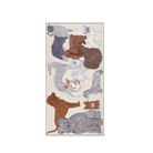 ACCESSORIES Cotton Toutou Scarf in White Inoui Editions