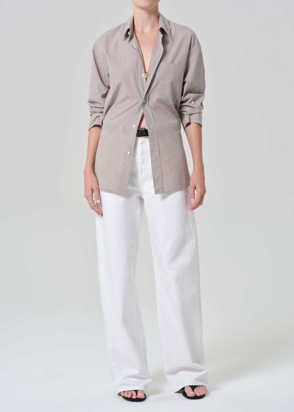 BLOUSES/SHIRTS/TOPS Kayla Shirt in Cardiff Plaid Citizens of Humanity