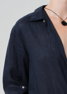 BLOUSES/SHIRTS/TOPS Kayla Shrunken Shirt in True Navy Citizens of Humanity