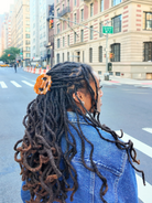 ACCESSORIES Pretzel Claw Clip Solar Eclipse