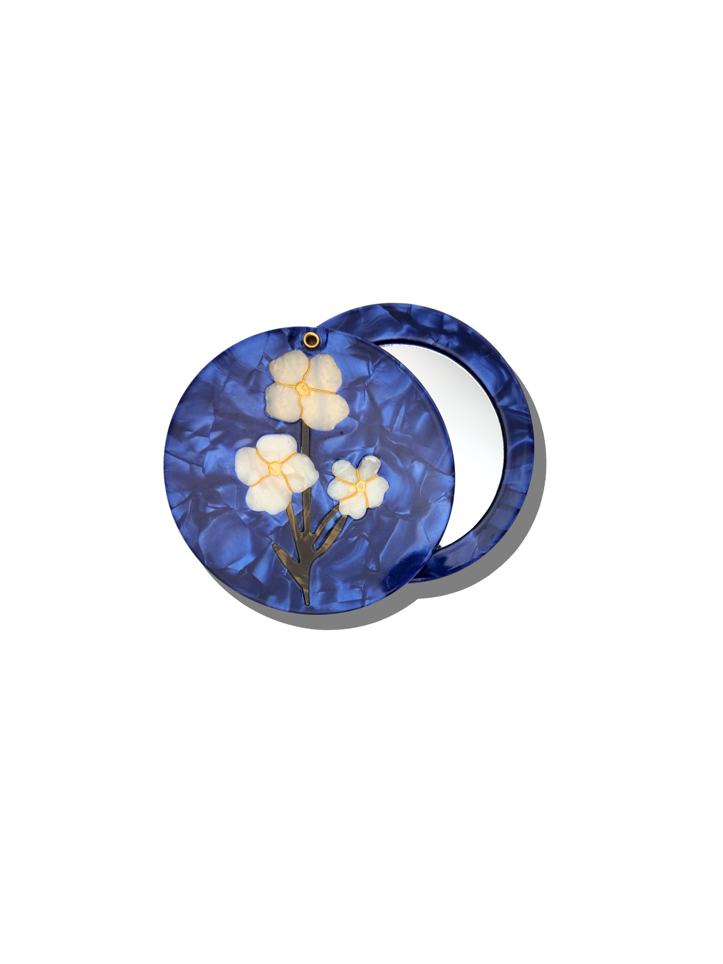 ACCESSORIES Vintage Flowers Compact Mirror Solar Eclipse