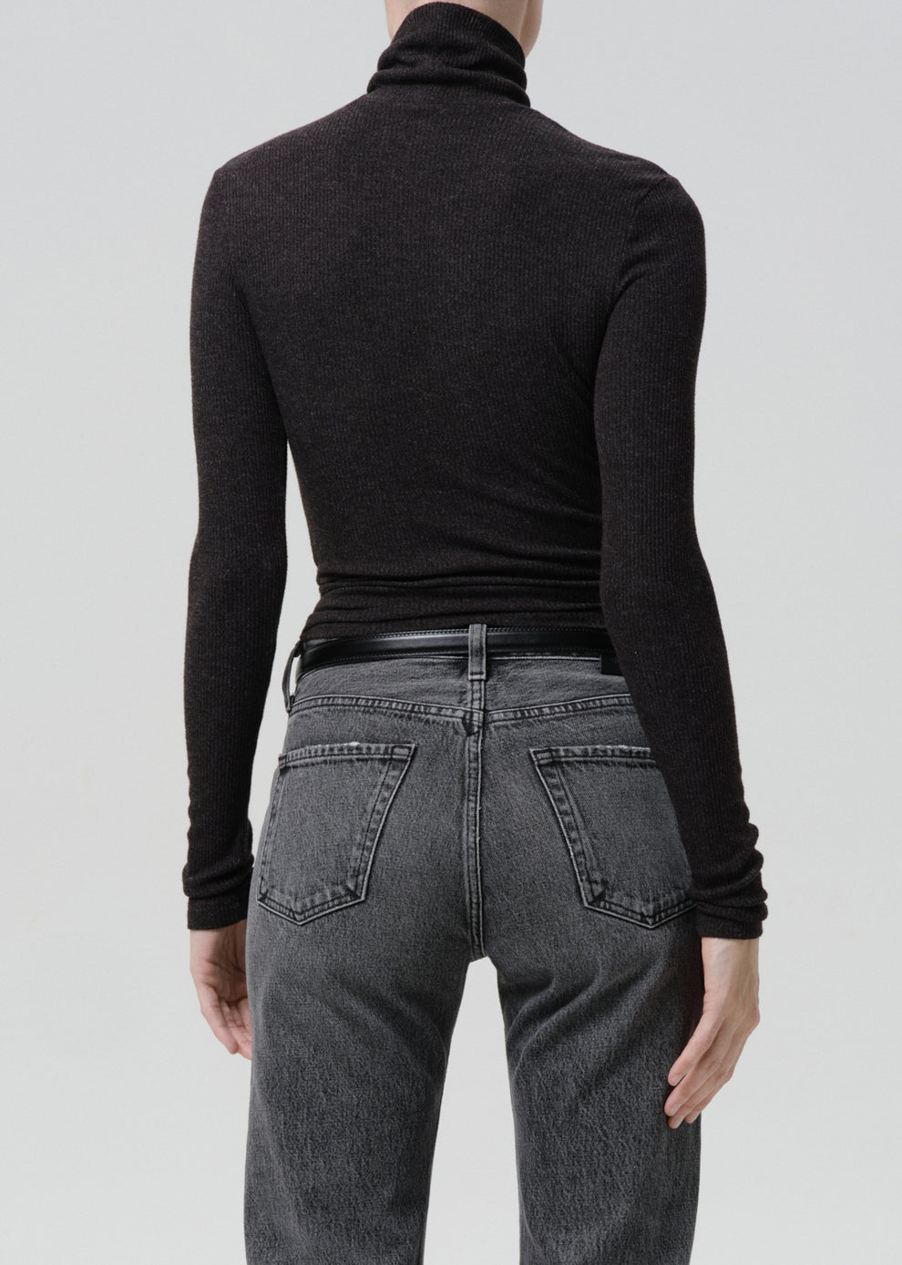 BLOUSES/SHIRTS/TOPS Caradene Turtleneck in Heather Charcoal Citizens of Humanity