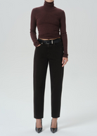 BLOUSES/SHIRTS/TOPS Caradene Turtleneck in Heather Mahogany Citizens of Humanity