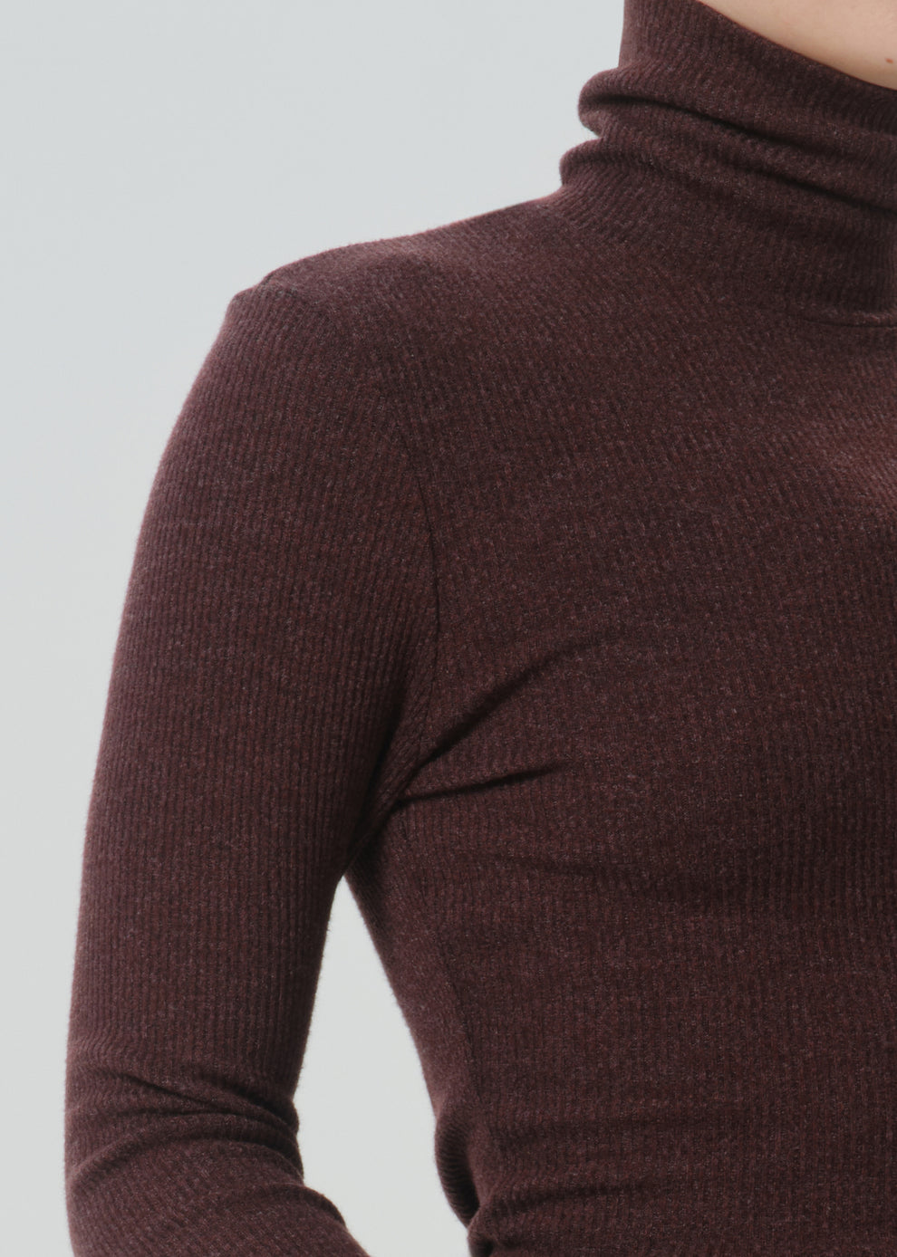 BLOUSES/SHIRTS/TOPS Caradene Turtleneck in Heather Mahogany Citizens of Humanity