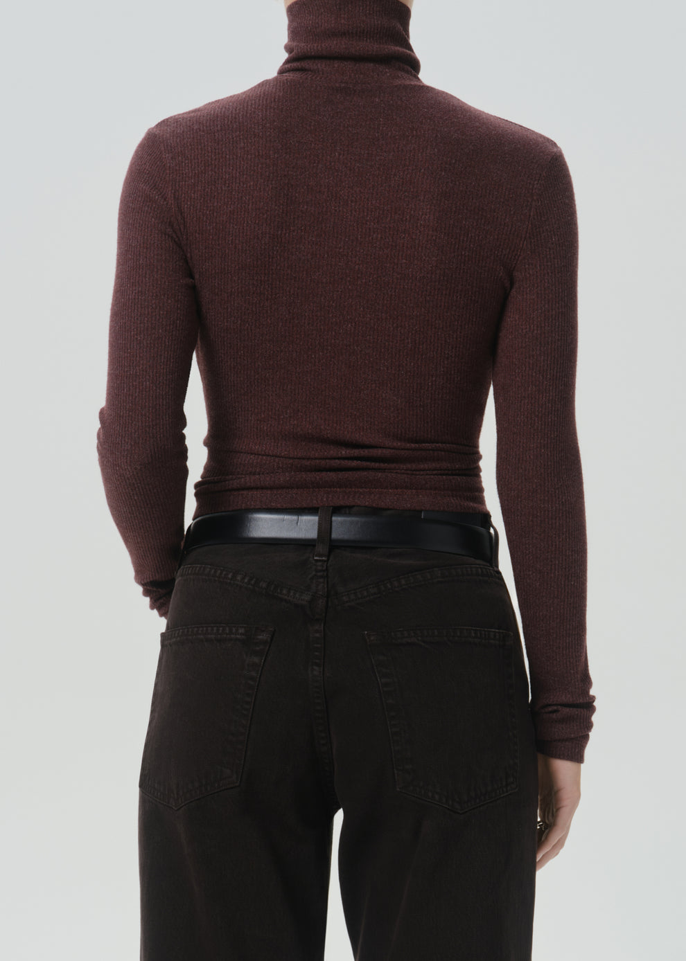 BLOUSES/SHIRTS/TOPS Caradene Turtleneck in Heather Mahogany Citizens of Humanity