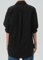 BLOUSES/SHIRTS/TOPS Thea Boyfriend Shirt in Black Citizens of Humanity