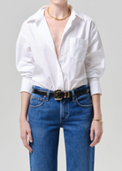 BLOUSES/SHIRTS/TOPS THEA BOYFRIEND SHIRT IN OPTIC WHITE Citizens of Humanity