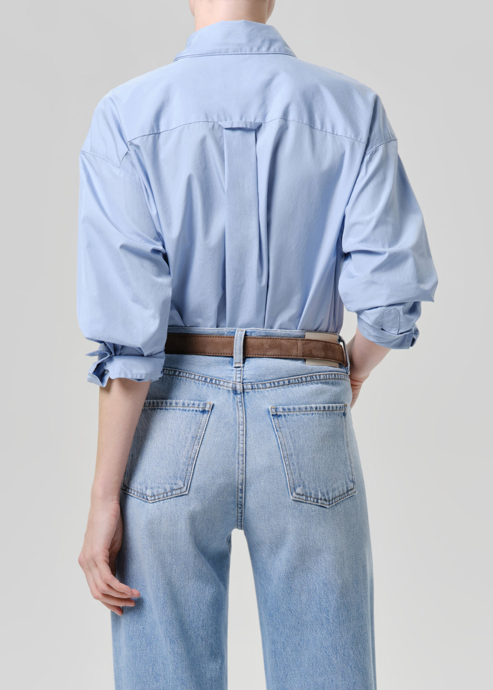 BLOUSES/SHIRTS/TOPS Thea Boyfriend Shirt in French Blue Citizens of Humanity