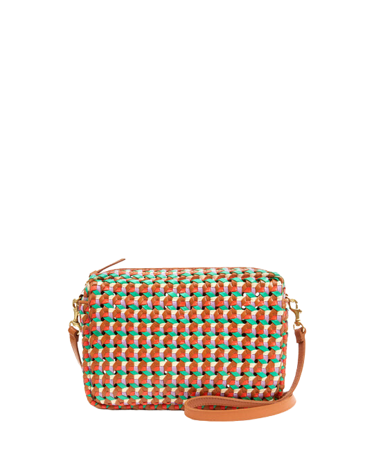 Handbags Clare V. Rattan Marisol Bag in Multi Mercado Clare V.
