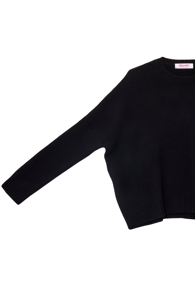 Sweaters Organic by John Patrick Wide Pullover in Black Organic by John Patrick
