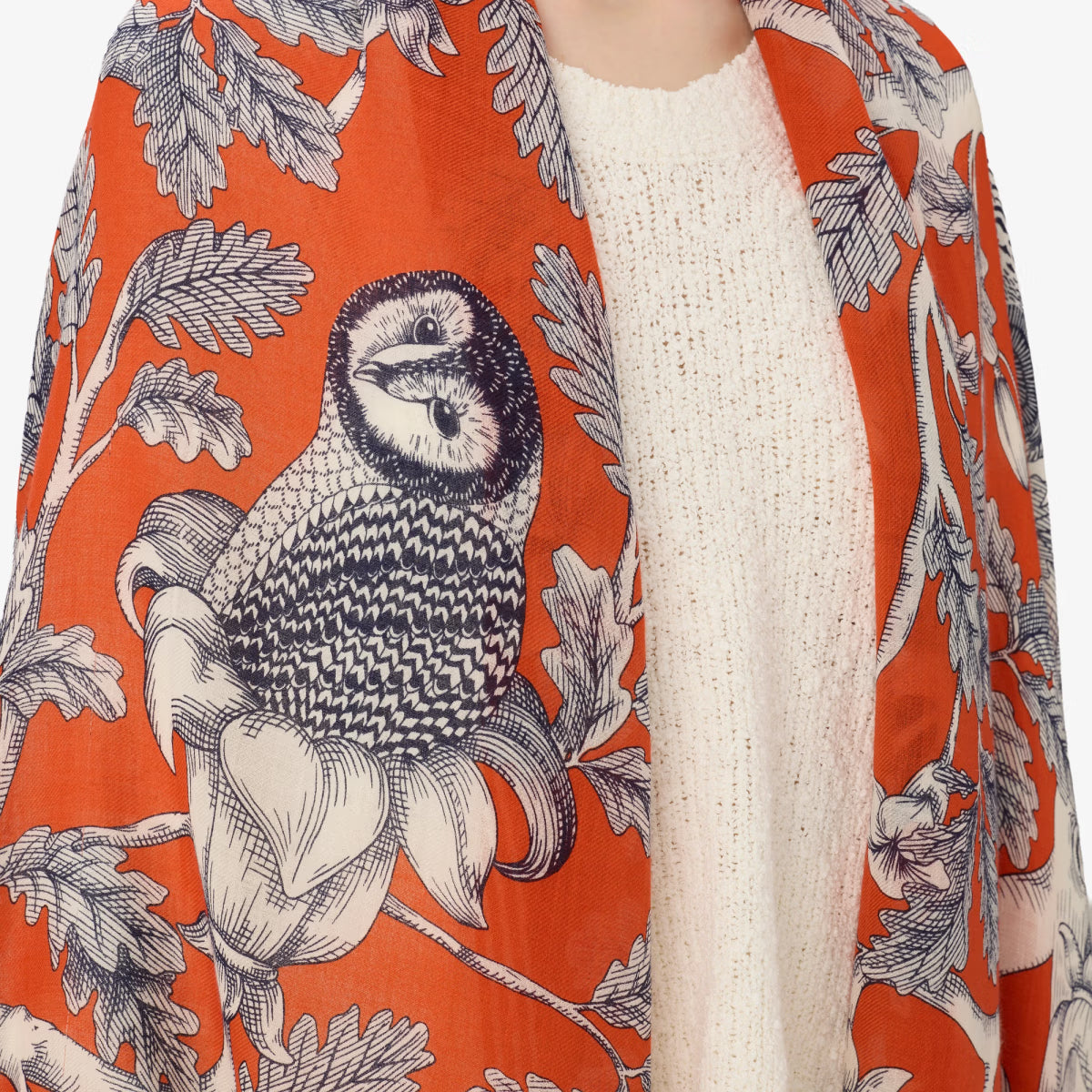 ACCESSORIES Archimede Scarf in Orange Inoui Editions