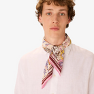 ACCESSORIES Pagode Square Scarf in Off White Inoui Editions