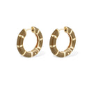 FASHION JEWELRY Mini Abambou Earring in Taupe GAS Bijoux