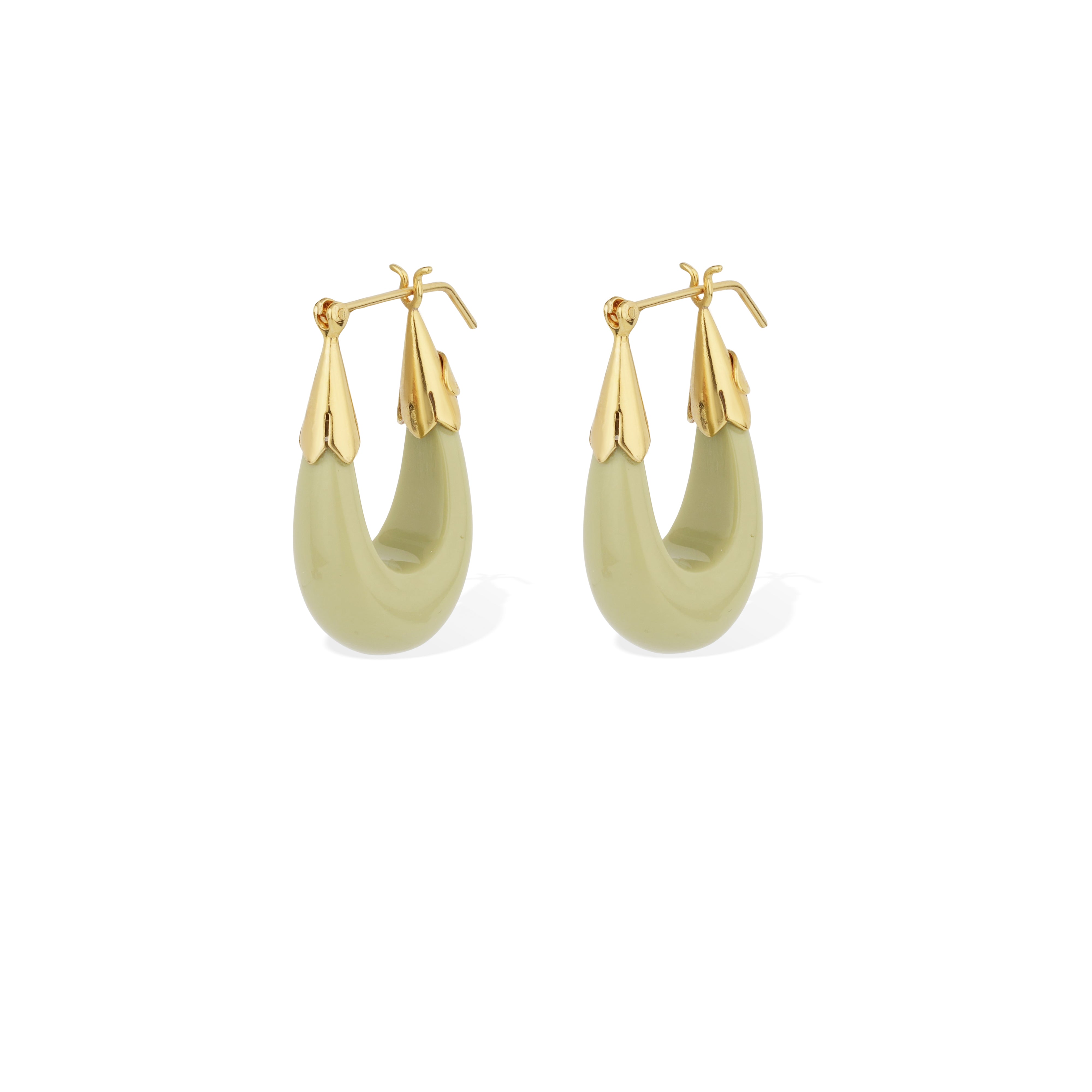 FASHION JEWELRY Ecume Earring in Green GAS Bijoux