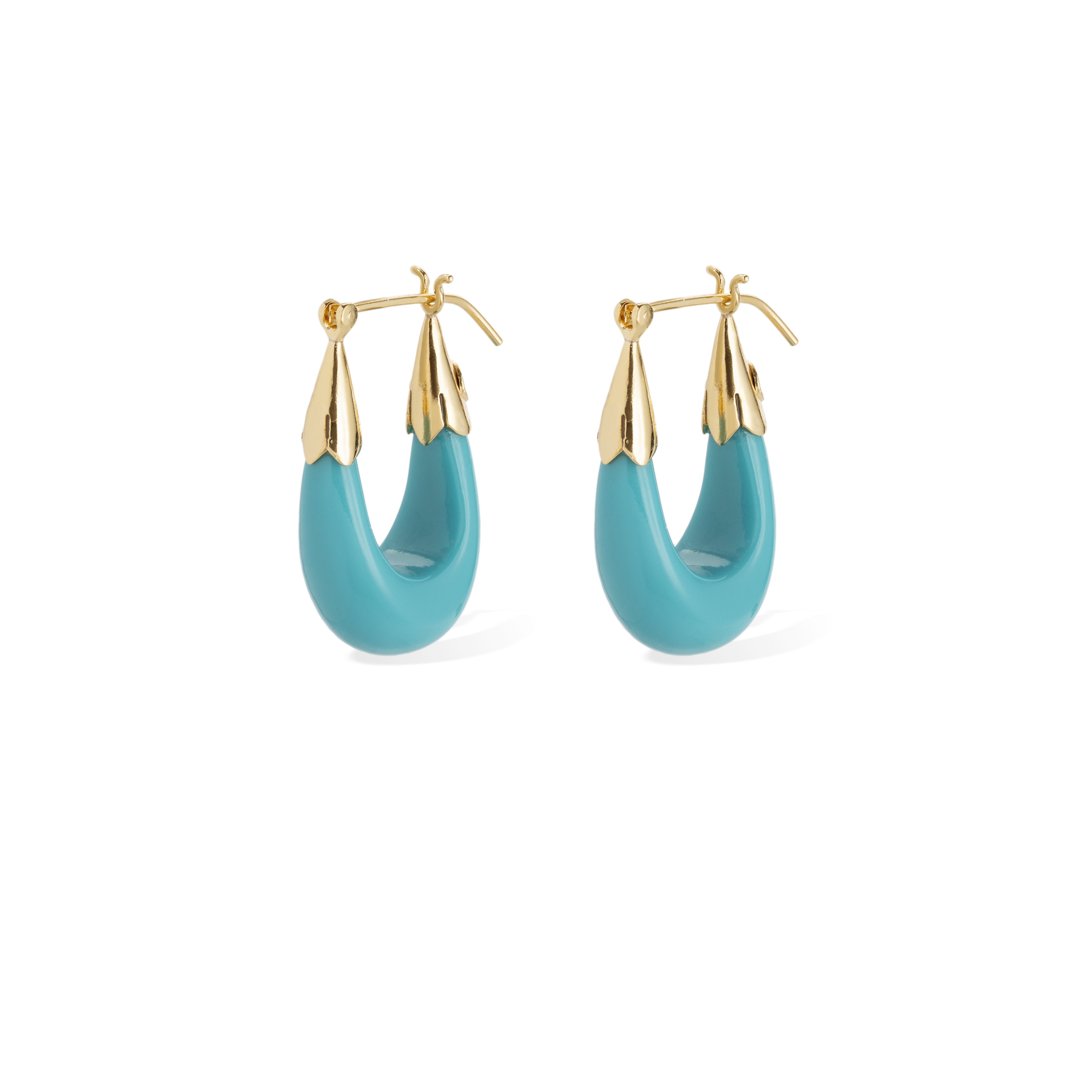 FASHION JEWELRY Ecume Earring in Turquoise GAS Bijoux