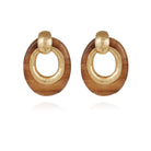 FASHION JEWELRY Selva Earring in Wood GAS Bijoux