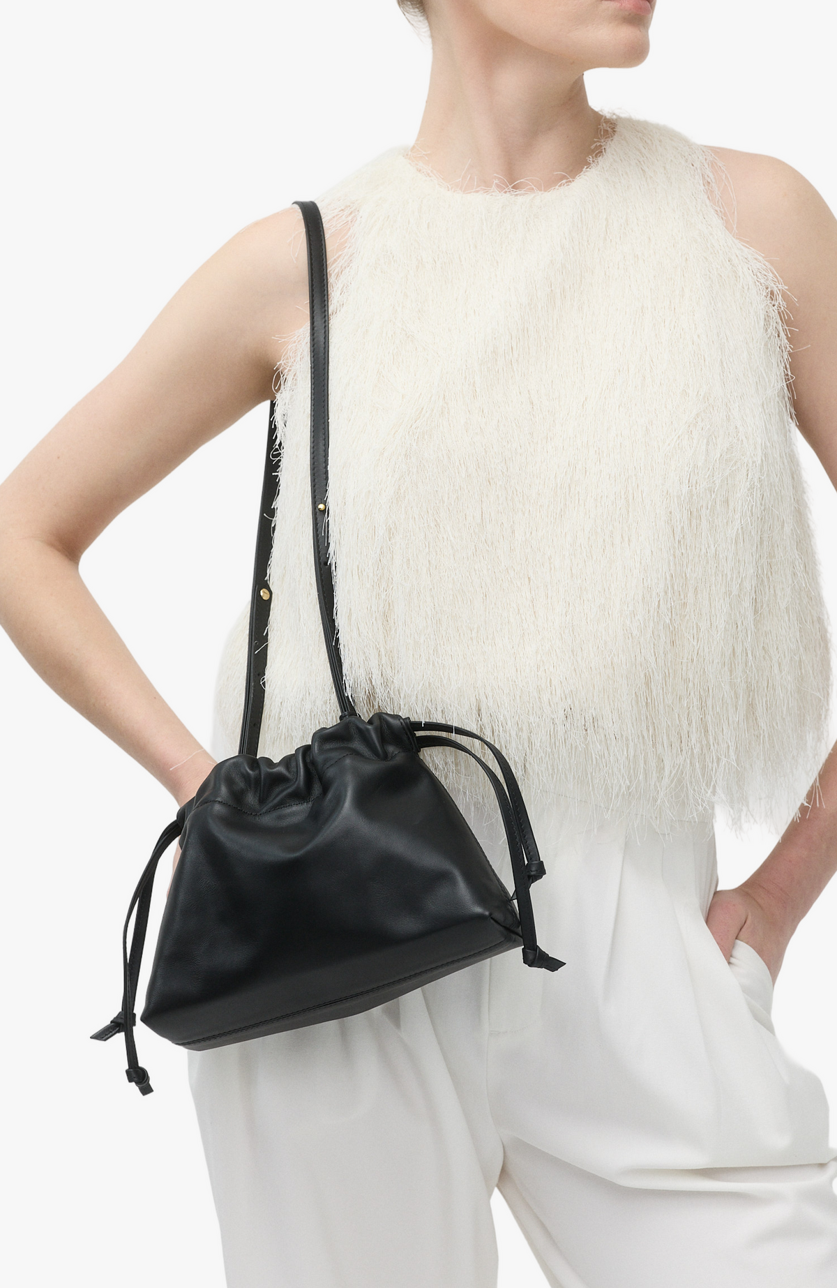 HANDBAGS Mini Asisi Tote in Black Lemiz