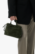 HANDBAGS Mini Asisi Tote in Olive Suede Lemiz