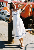 DRESSES/JUMPSUITS Florencia Dress in White Ciao Lucia