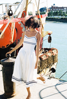 DRESSES/JUMPSUITS Florencia Dress in White Ciao Lucia