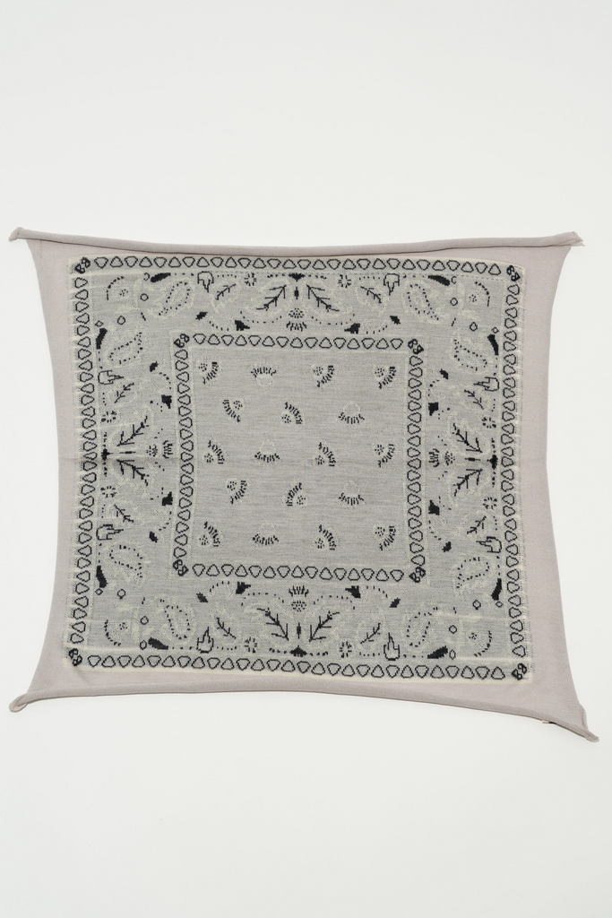 Scarves Organic by John Patrick Cashmere Bandana in Light Grey Organic by John Patrick