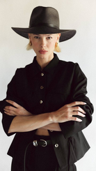 HATS Sherman Hat in Black Janessa Leone
