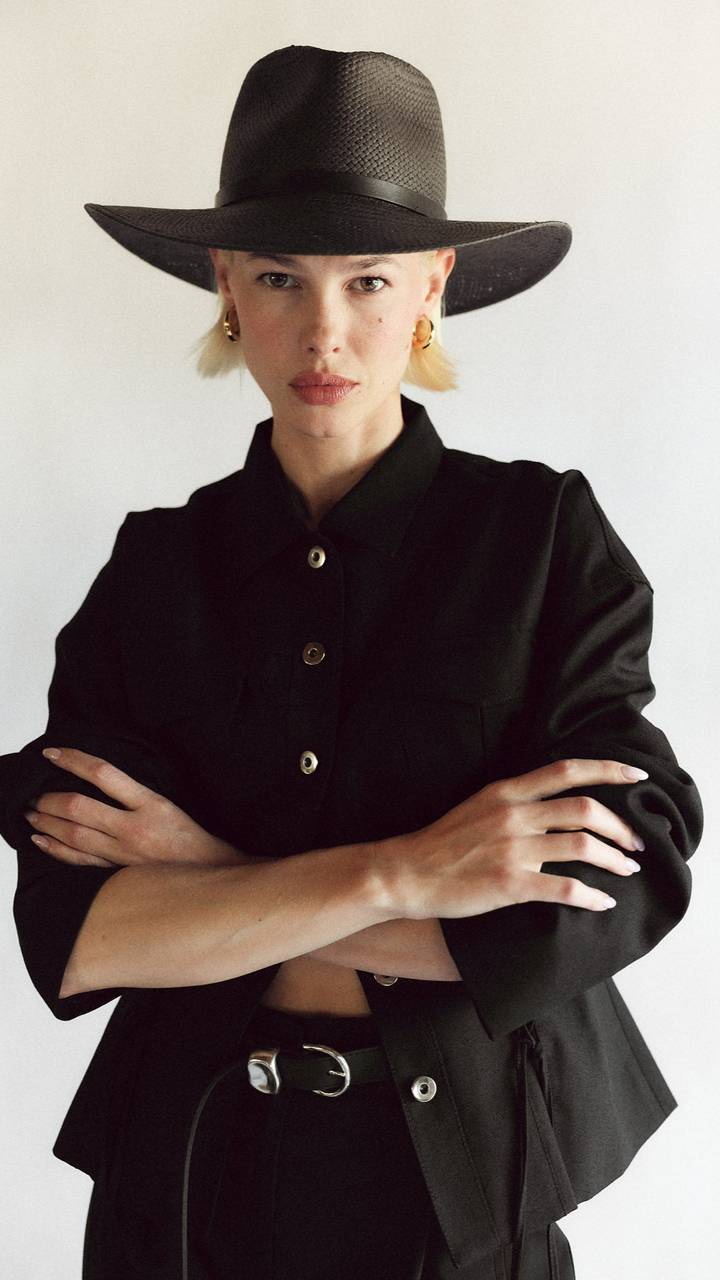 HATS Sherman Hat in Black Janessa Leone
