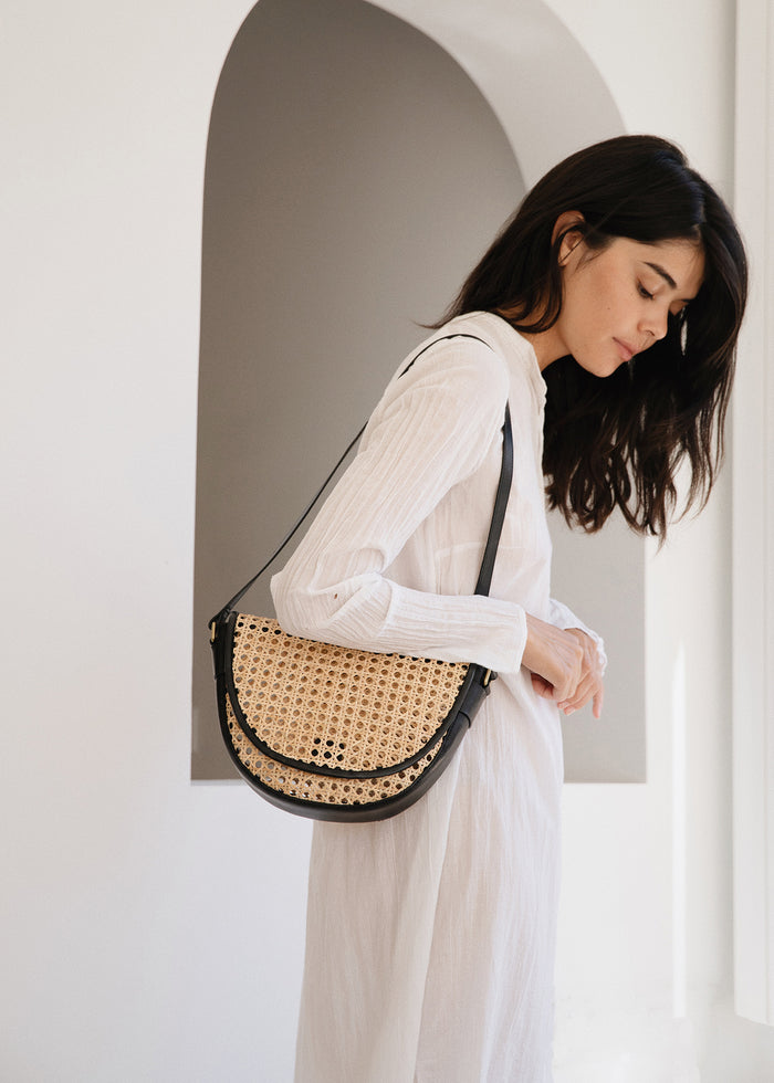 Bembien Luna Bag in Cream Rattan – Serafina