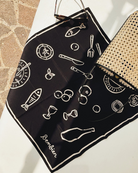 ACCESSORIES TABLEAU SCARF IN NOIR Bembien