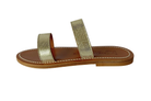 SHOES Bagatel Miel Sandal in Gold K. Jacques