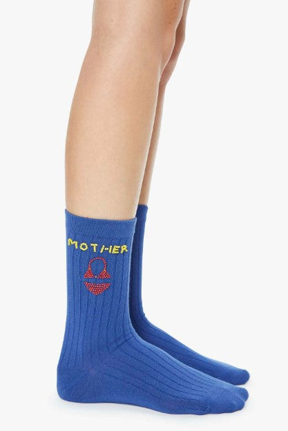 ACCESSORIES The Half Step Sock in Bikini Blue Mother