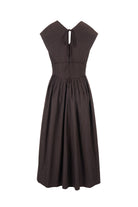 DRESSES/JUMPSUITS In Full Bloom Dress in Espresso Rosie Assoulin