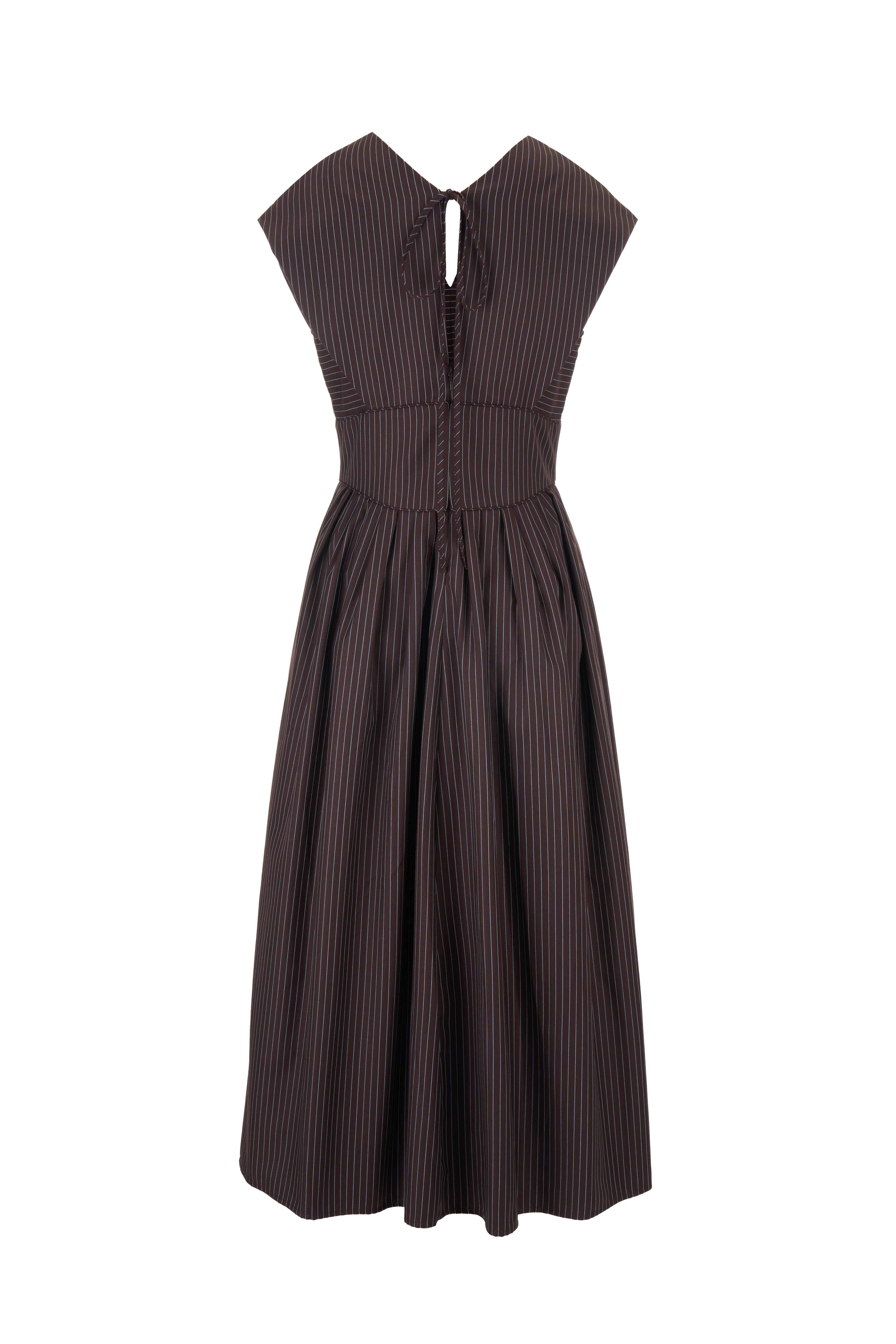 DRESSES/JUMPSUITS In Full Bloom Dress in Espresso Rosie Assoulin