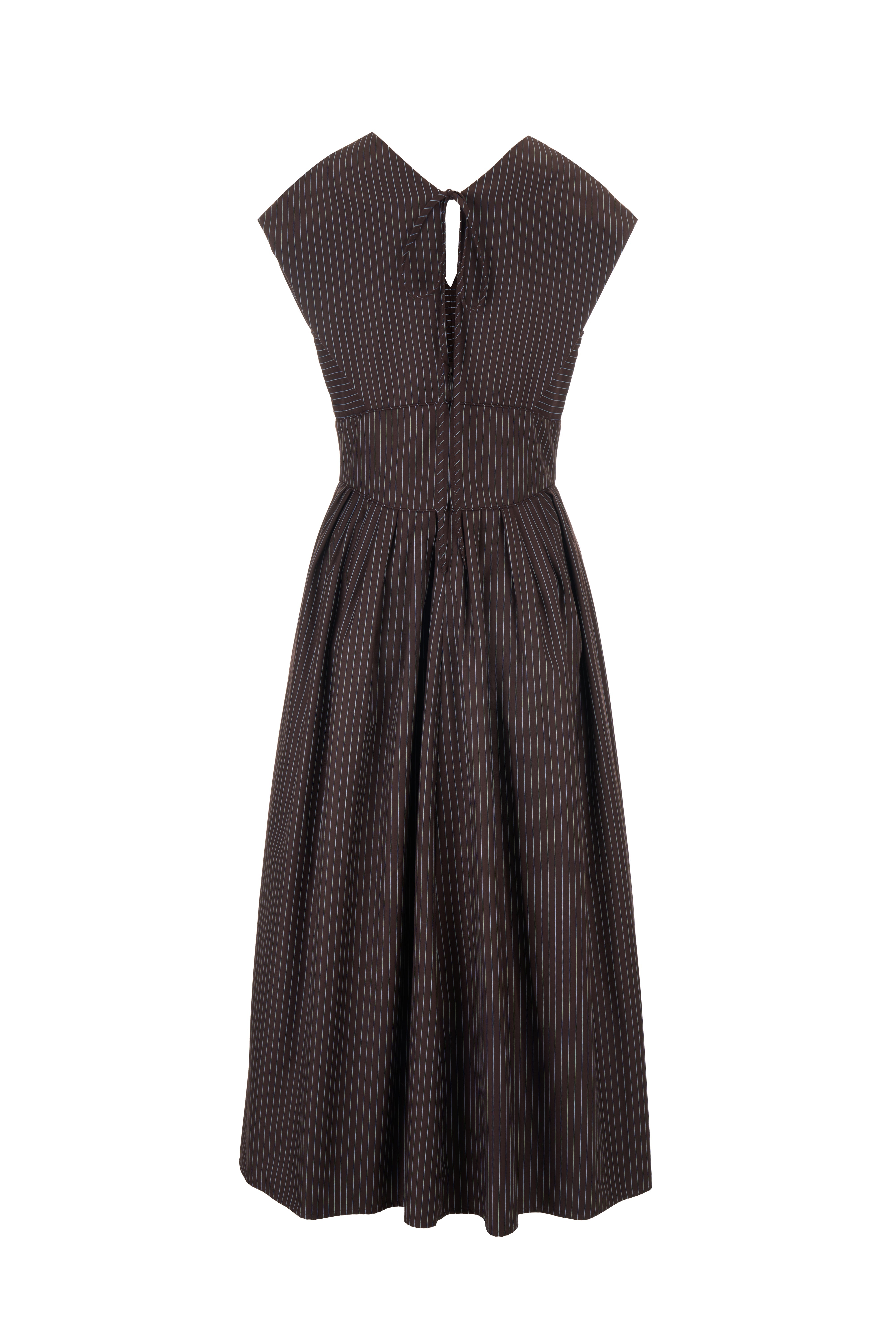 DRESSES/JUMPSUITS In Full Bloom Dress in Espresso Rosie Assoulin