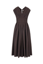 DRESSES/JUMPSUITS In Full Bloom Dress in Espresso Rosie Assoulin