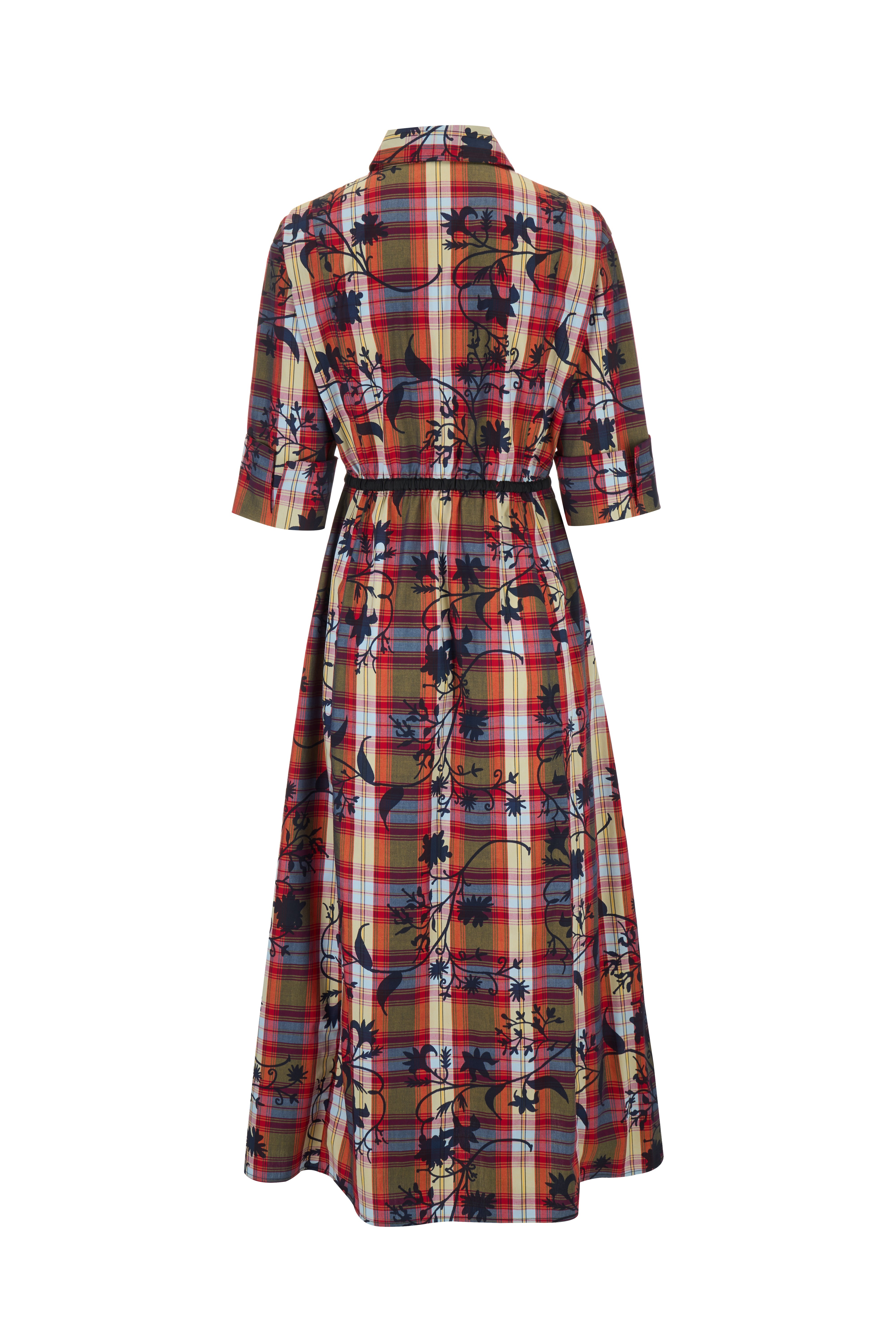 DRESSES/JUMPSUITS Hostess With the Mostest Dress in Red Plaid Rosie Assoulin