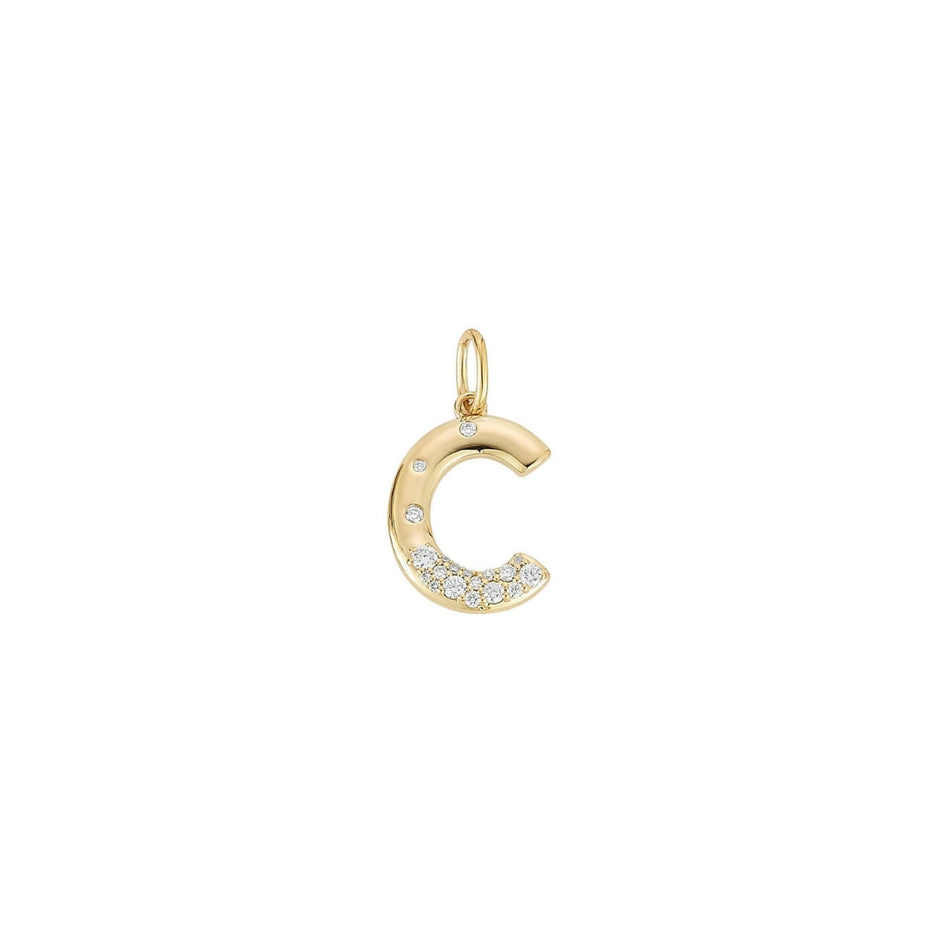 JEWELRY Cynthia Rose Initial Charms in Yellow Gold Dana Rebecca