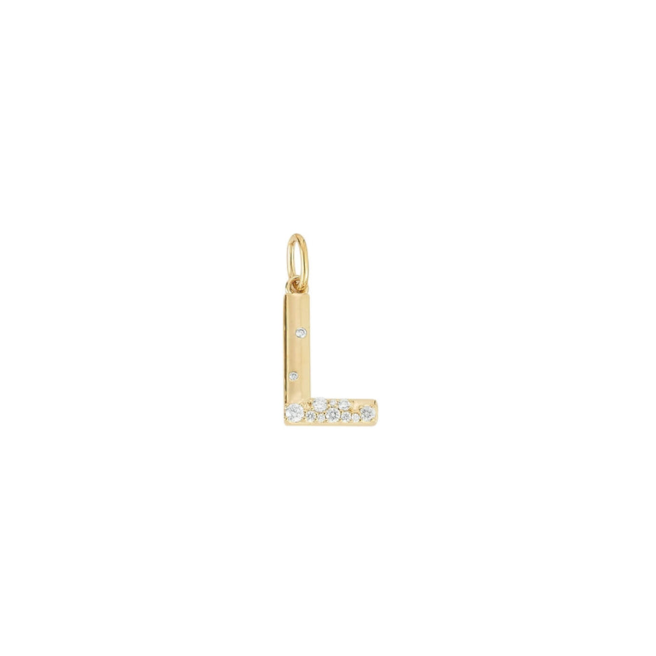 JEWELRY Cynthia Rose Initial Charms in Yellow Gold Dana Rebecca