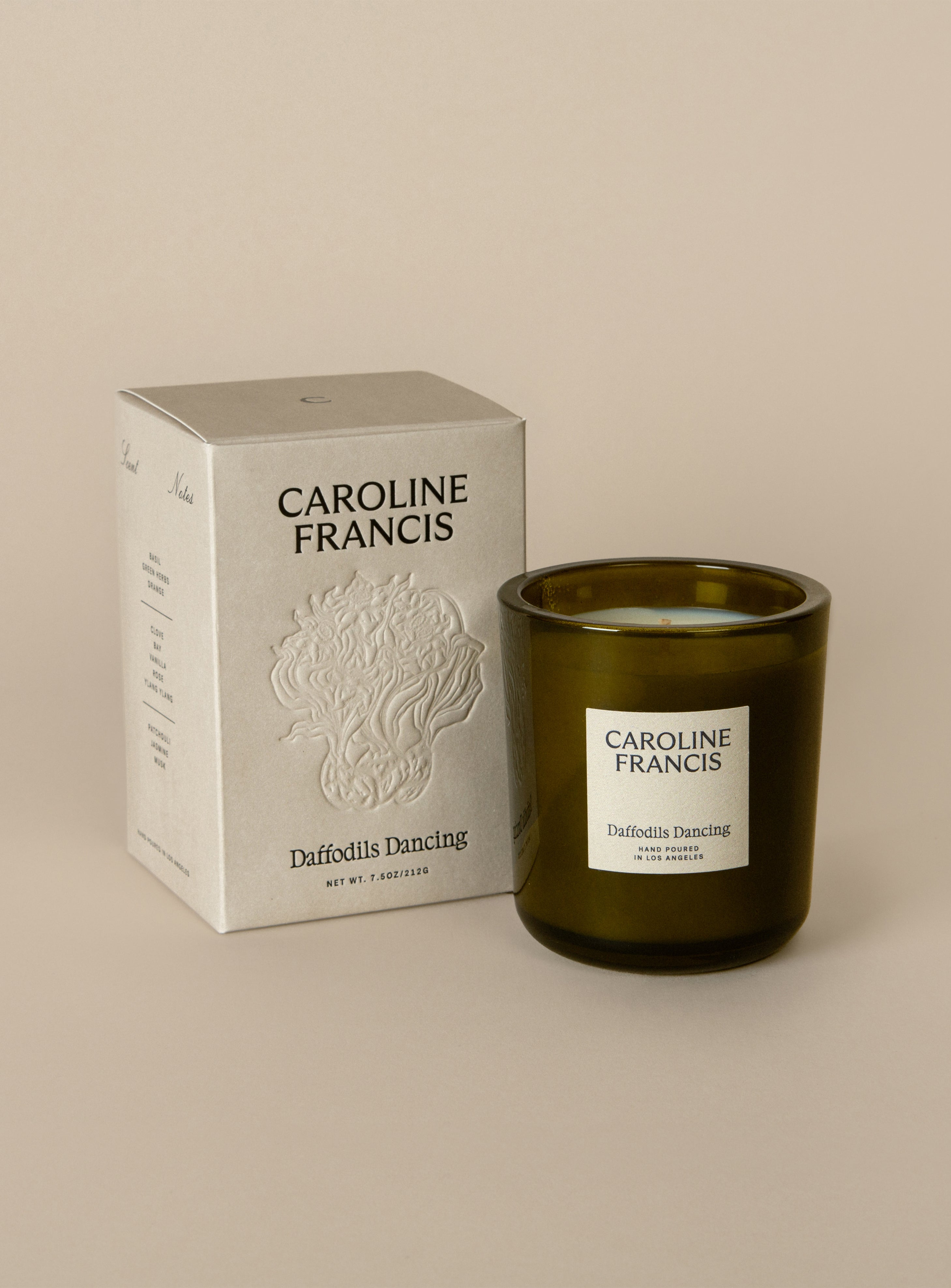 Caroline Francis Daffodils Dancing Candle - Thumbnail 4