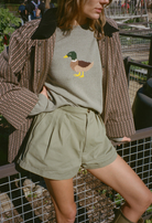 SWEATERS Rianne Mallard Sweater in Grey Ciao Lucia