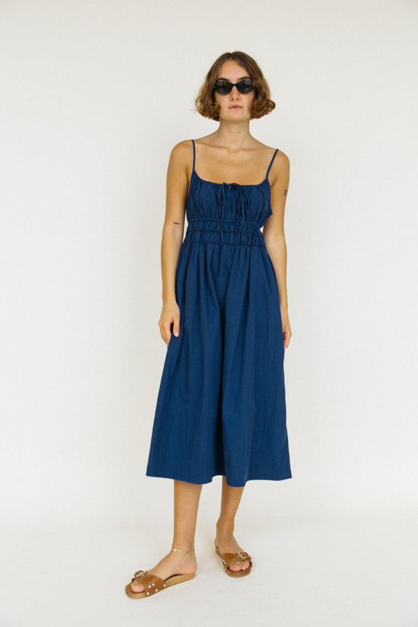 DRESSES/JUMPSUITS Gabriela Dress in Navy Ciao Lucia