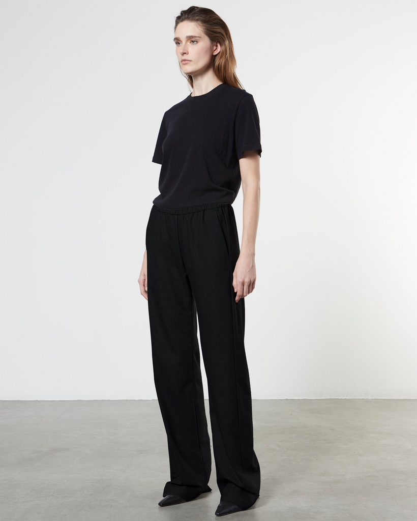 Pants Enza Costa Everywhere Suit Pant in Black Enza Costa