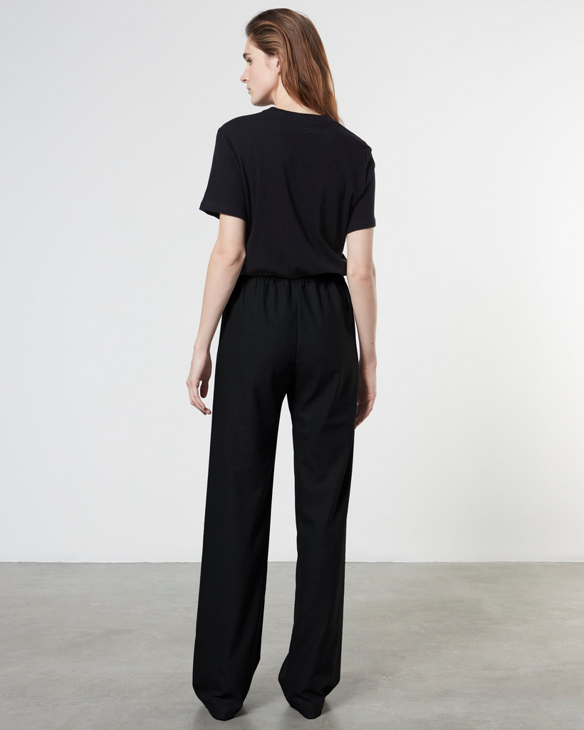 Pants Enza Costa Everywhere Suit Pant in Black Enza Costa